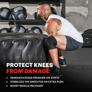 Meilleures ventes Unisexe Néoprène Fitness Genou Wraps Protection Professionnelle Antidérapant Vente en gros Bas quantité minimale de commande Grande Taille Training Wear Made - Product Image 2