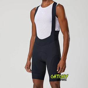 Pantalones Cortos de Ciclismo Unisex Transpirables de Spandex/Poliéster con Acolchado de Gel de Catchy Gears para Recorridos Largos - Product Image 6