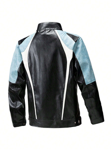 Chaqueta de Motociclista Personalizada para Hombre, de Piel de Becerro Genuina, Chaqueta de Alta Calidad para Hombre, Piel de Becerro Personalizada - Product Image 2