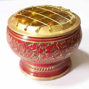 Quemador de incienso de diseño impreso, decoración de mesa para decoración del hogar, soporte de incienso de fragancia de la India a precio mayorista, novedad - Product Image 2