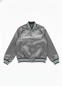 แจ็คเก็ตวินเทจแบบยูนิเซ็กซ์ ผ้าซาตินทรงบอมเบอร์ แจ็คเก็ตวาร์ซิตี้ กันลม ระบายอากาศได้ดี ผลิตจากผ้าขนสัตว์/โพลีเอสเตอร์ เป็นมิตรกับสิ่งแวดล้อม แจ็คเก็ตหนา - Product Image 5