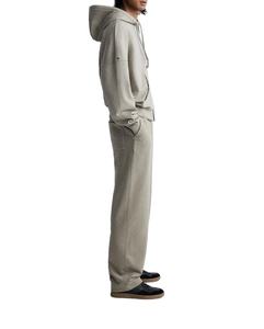 Conjunto Deportivo Personalizado para Hombre con Sudadera con Cremallera, Pantalones Holgados con Hombros Caídos, Estilo Francés, Diseño Personalizado para Invierno - Product Image 6