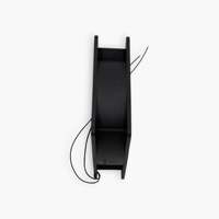Ventilateurs de refroidissement haute vitesse (lot de 2) AC 220V 2750 tr/min 100 CFM 39dBA en métal et plastique noir pour boîtier d'ordinateur, roulement à billes, neufs