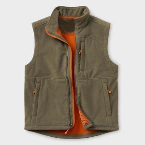 Chaleco polar con cremallera para hombre OEM de fabricación personalizada con bolsillos: cómodo y funcional para uso diario - Product Image 1