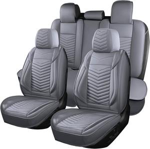 2025 Brand New Full Leather Ice Silk <b>Car</b> <b>Cushion</b> All-Season Universal Seat Cover Full Coverage Drop shipping inclusive chair set - Product Image 5