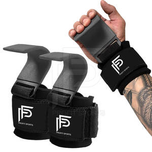 Vente en gros de crochets d'haltérophilie imperméables en néoprène de haute qualité avec logo personnalisé produit de sécurité de fitness - Product Image 1