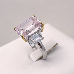 Bague en argent sterling avec pierre d'améthyste naturelle, bague empilable, bijoux en argent sterling 925, cadeau de festival, cadeau de fiançailles pour elle - Product Image 4