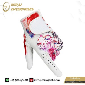 ใหม่ซ้ายขวามือสําหรับผู้หญิงสุภาพสตรีกีฬาถุงมือถุงมือกอล์ฟSHEEPSKINหนังแท้ + แบรนด์สแปนเด็กซ์ - Product Image 2