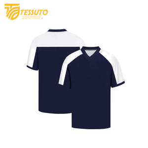 เสื้อกีฬาพิมพ์ลายทั้งหมดเสื้อฟุตบอลวินเทจคลาสสิกเสื้อยืดฟุตบอลคอวีเสื้อฟุตบอลกำหนดเอง - Product Image 4