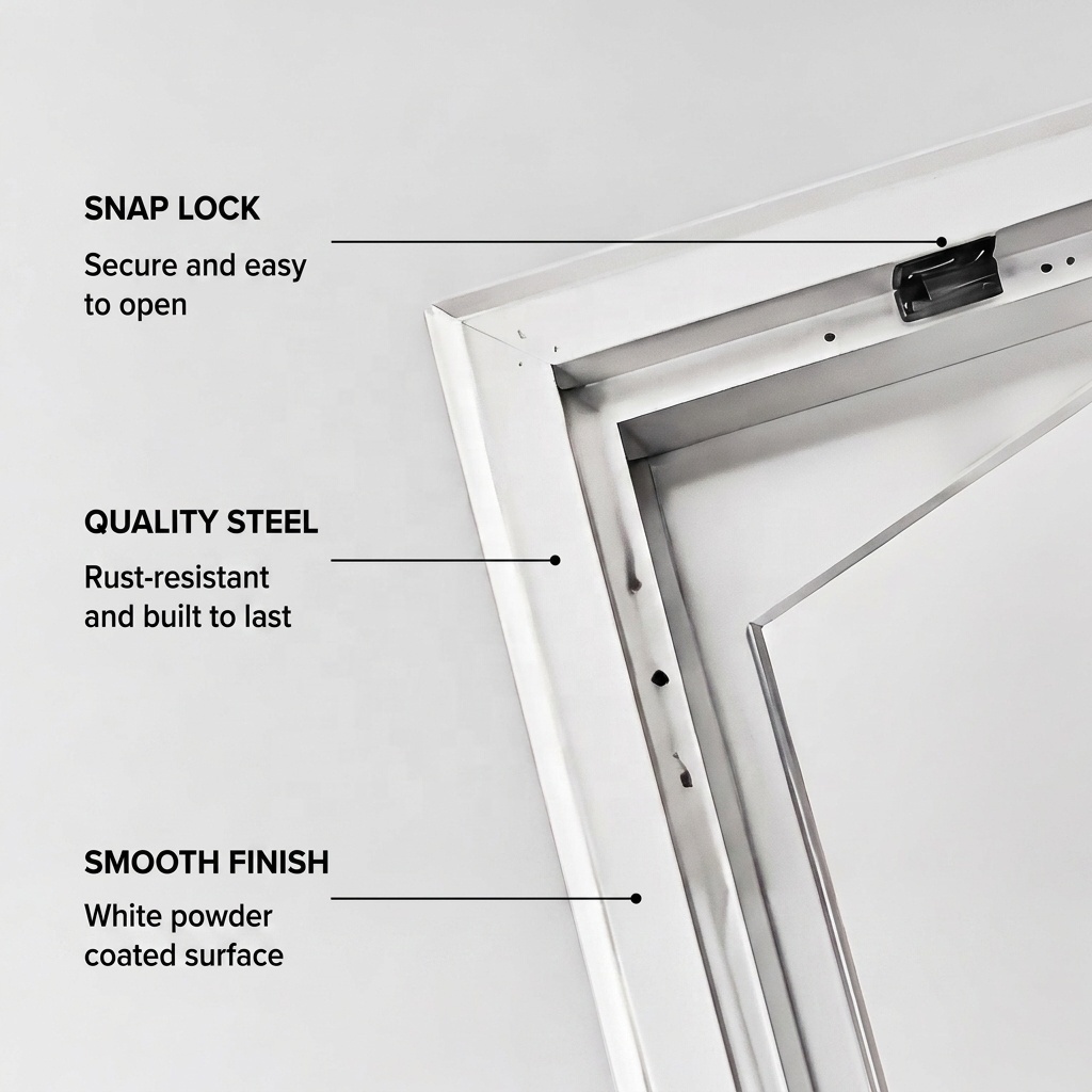 Wholesale Aluminum Ceiling Access Panels Metal Flush-Mount Wall Vents Suitable For Commercial/Residential Buildings Hospitals · image 5