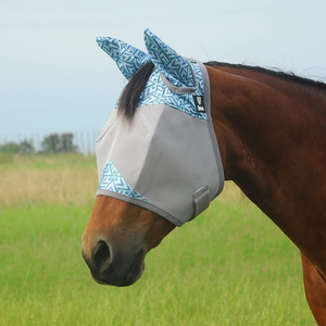 Protection faciale pour cheval, équipement de protection contre les mouches, voile anti-mouches pour cheval, couverture anti-mouches, personnalisable - Product Image 2