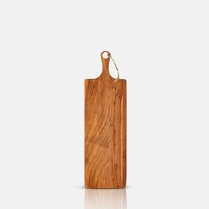 Tabla de cortar de madera hecha a mano con acabado natural para cocina tradicional y presentación de cocina auténtica - Product Image 5