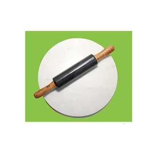 Polished Marble Roll <b>Pin</b> with Duty and Soild <b>Rolling</b> <b>Pin</b> with <b>Wood</b> Handle and Handmade Use for at Best Price - Product Image 5