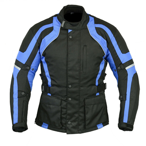 Men Hot Sale Cordura Material Blank Popular Motorcycle Biker Wear Oem Leather Jacket - Product Image 1