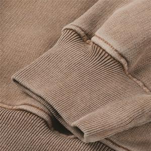 Sudadera de algodón de color sólido con logotipo personalizado de fábrica nueva, Sudadera de cuello redondo para hombre al por mayor, sudadera para hombre más vendida - Product Image 4