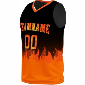 Maillots de basket personnalisés à bas prix, sublimation, imprimés, respirants, été, haute qualité, vêtements d'équipe - Product Image 2