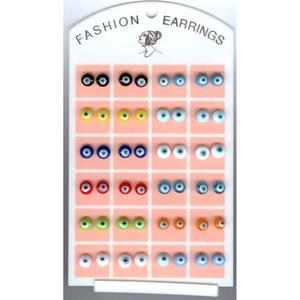 Boucles d'oreilles mode Stud Design mauvais œil - Product Image 1