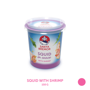 Crème de Calamars Crémeuse avec Calamars Hachés et Crevettes 150g, Vente en Gros Direct Fabricant - Product Image 1