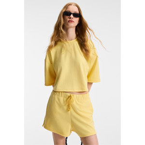 ETHIQUET VELA เสื้อยืดคอกลมผ้าสเตรชทรงโอเวอร์ไซส์สำหรับผู้หญิง - Product Image 2