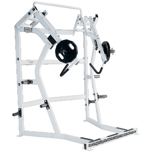 Machine de musculation des bras à charge de plaques, presse debout, base au sol, remanufacturée, modèle Jammer - Product Image 1