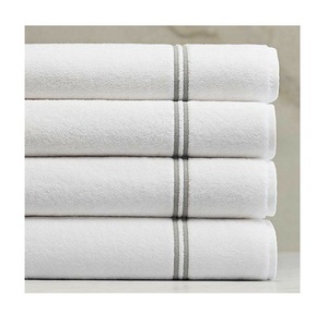 Custom White Bath Towels Manufacturer 100% Soft Cotton Thick Absorbent Quick Dry Hotel Bathroom Towels Wholesale 2026 - Product Image 2