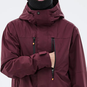 OEM chaquetas de nieve de invierno para esquiar y snowboard con capucha cremallera a prueba de viento impermeable prendas de vestir exteriores personalizadas para hombres mujeres y jóvenes - Product Image 5