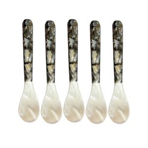 Excelente Cuchara de Nácar Pulida a Mano, Concha Marina de Alta Calidad, Venta al por Mayor a Granel para Importadores de Accesorios de Cocina - Product Image 2