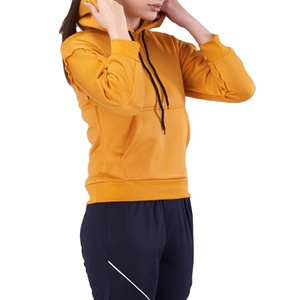 Lightweight Cotton Women Hoodies Winter Ready Woven Front Customizable Stylish Durable Casual Everyday Wear OEM Services - Product Image 3