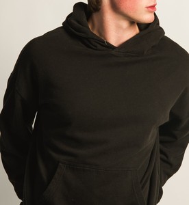 Vente en gros Sweat à capuche grande taille 500gsm surdimensionné 100% coton Pull à capuche lourd Logo personnalisé vierge - Product Image 2