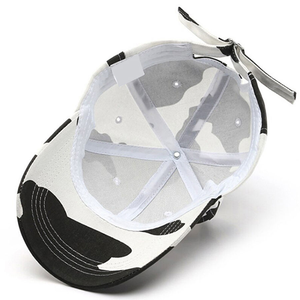 หมวกทรูเกอร์ผ้าฝ้าย100% พิมพ์ลายแบบกำหนดเอง5แผงหมวกผ้าแคนวาสลายตารางหมากรุกโฟมสแนปแบคตกแต่งไข่มุก - Product Image 6