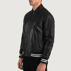 Veste universitaire universitaire de haute qualité pour hommes Matériel coupe confortable Collection de vêtements d'hiver à la mode élégante Service OEM - Product Image 4