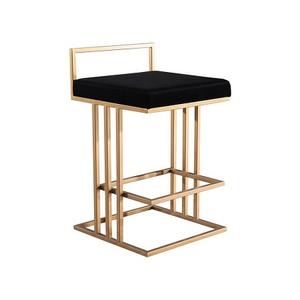 Chaise en fer couleur or rose en vrac avec siège confortable Qualité exclusive Chaise décorative d'intérieur et d'extérieur - Product Image 3