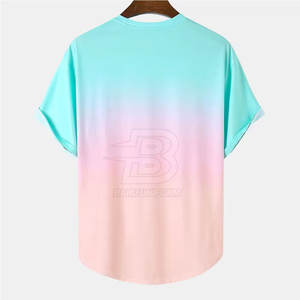 Prix de gros 100% T-shirt en coton de haute qualité, coupe ajustée, personnalisé, T-shirt décontracté pour hommes, meilleure vente - Product Image 2