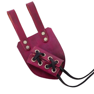 Porte-grenouille épée courte médiévale de qualité supérieure droitier réglable véritable artisanat en cuir de vache Tan végétal - Product Image 2