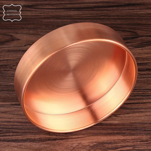 ถาดเสิร์ฟทองแดงลึกคุณภาพดีดีไซน์คลาสสิกจานและจานแกะสลักทำด้วยมือ - Product Image 6