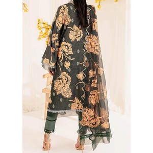 Premium de haute qualité entièrement brodé femmes pelouse & coton robe ensembles en gros usine coton Shalwar Kameez ensemble - Product Image 2