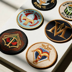 Parches Bordados para Chaquetas y Gorras - Diseño de Estrella, Flor y Alfabeto, Chenilla Ecológica, Colores Personalizados, Cosidos - Product Image 3