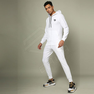 Venta al por mayor OEM personalizado Casual ecológico deportes Jogging hombres chándales 100% algodón verano ligero - Product Image 1