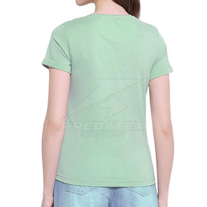 Camiseta Casual de Algodón 100% Ecológica para Mujer, Estilo Único, con Mangas Cortas, de Secado Rápido y Transpirable - Product Image 3