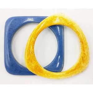 Bracelets en résine légère finition de qualité supérieure avec éclat poli confortable à porter pour le festival de mariage et la tenue décontractée - Product Image 1