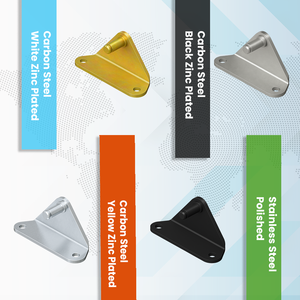 Soporte Universal para Resorte de Gas ELI2301, Acero Inoxidable, Plegable, con Ojal Interno de 6 mm, Soporte en Forma de L, Hecho en Turquía - Product Image 2