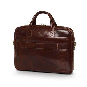 Introducing Leather Laptop <b>Bag</b> for Men Large Capacity Lightweight Multiple Compartments <b>Documents</b> Accessories Everyday Office - Product Image 2