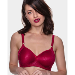 Sujetador Minimizador Inalámbrico de Algodón 415 con Encaje, Relleno Ajustable, Efecto Push-Up 3D, Transpirable, Decoración de Lazo Triangular, Cierre de Gancho, Soporte Ligero - Product Image 5