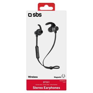 Audífonos Bluetooth Sbs MULTIPOINT Negros con Micrófono TEEARBT501K 0806309 para Deportes, Color Negro Nocturno - Product Image 2