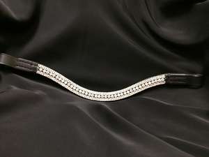 Accesorio de brida de caballo de diseño artístico elegante Producto único de banda de piedra para cejas - Product Image 2