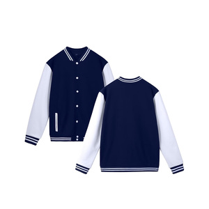 Chaqueta Universitaria Casual para Hombre OEM, Logotipo Bordado Personalizado, Ropa de Lona Vintage de Invierno, Diseño Transpirable de Talla Grande - Product Image 1