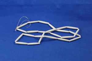 Faizacraft Square Bone Blanks pour les bijoutiers emballés dans une boîte - Product Image 2