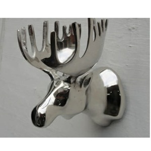 Escultura de Búho de Aluminio Plateado Más Vendida para Decoración de Restaurantes, Escultura de Aluminio para Decoración de Oficina - Product Image 2