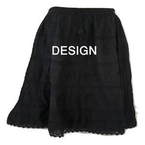 2023 exclusif nouvelle mode vente directe d'usine Bangladesh femmes décontracté brodé longue jupe coton Spandex tissu naturel - Product Image 4