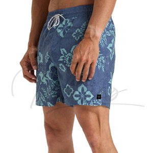 Shorts de bain pour hommes, nouvelle collection 2026, design tendance, taille mi-haute, uni, 100% polyester, respirant, fermeture à cordon, décontracté, été, soldes - Product Image 6